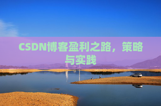 CSDN博客盈利之路，策略与实践